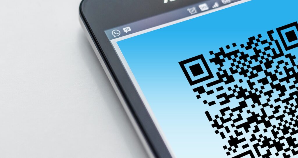 qr code in mobile app